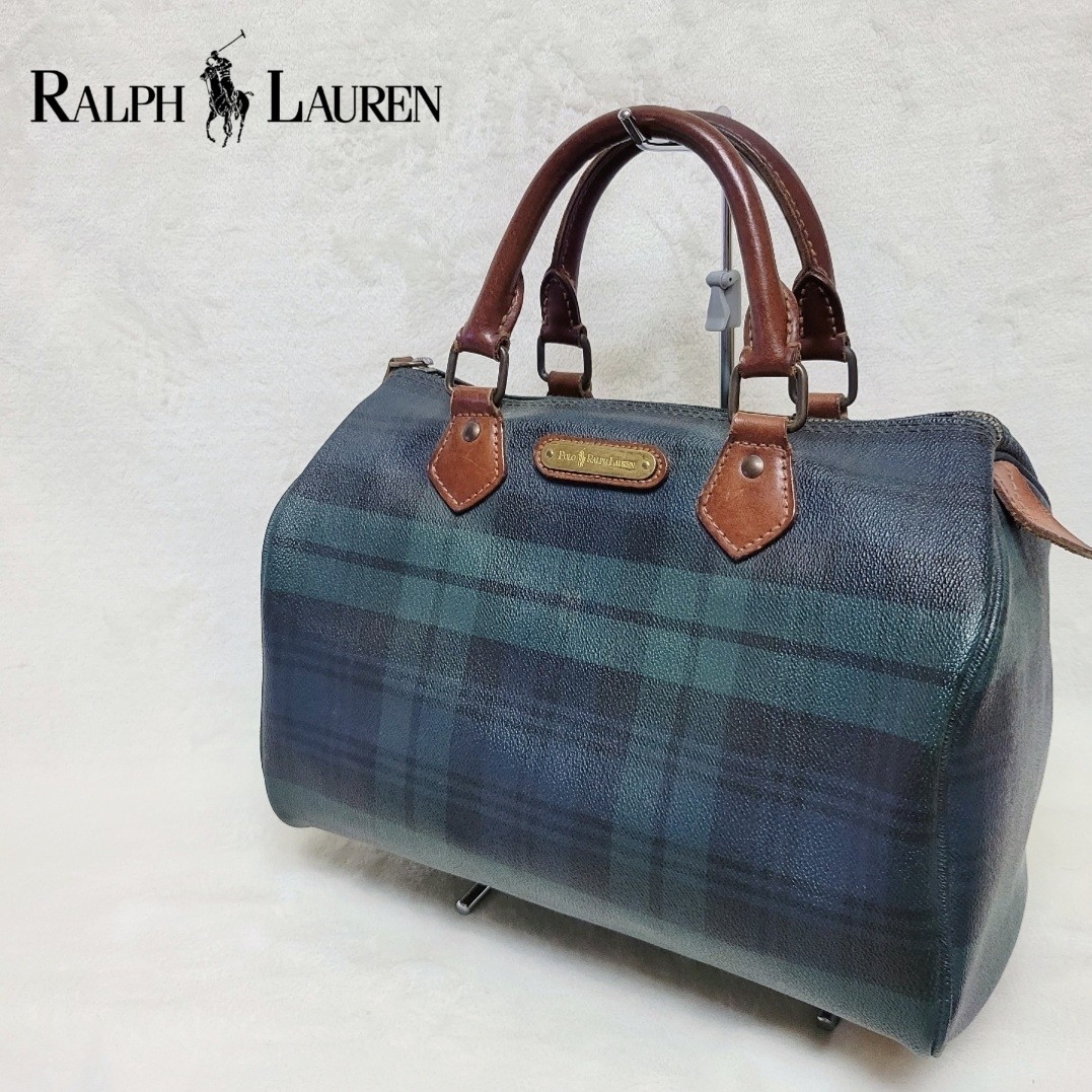 POLO RALPH LAUREN ポロ ラルフローレン ミニボストンバッグ 緑｜Yahoo