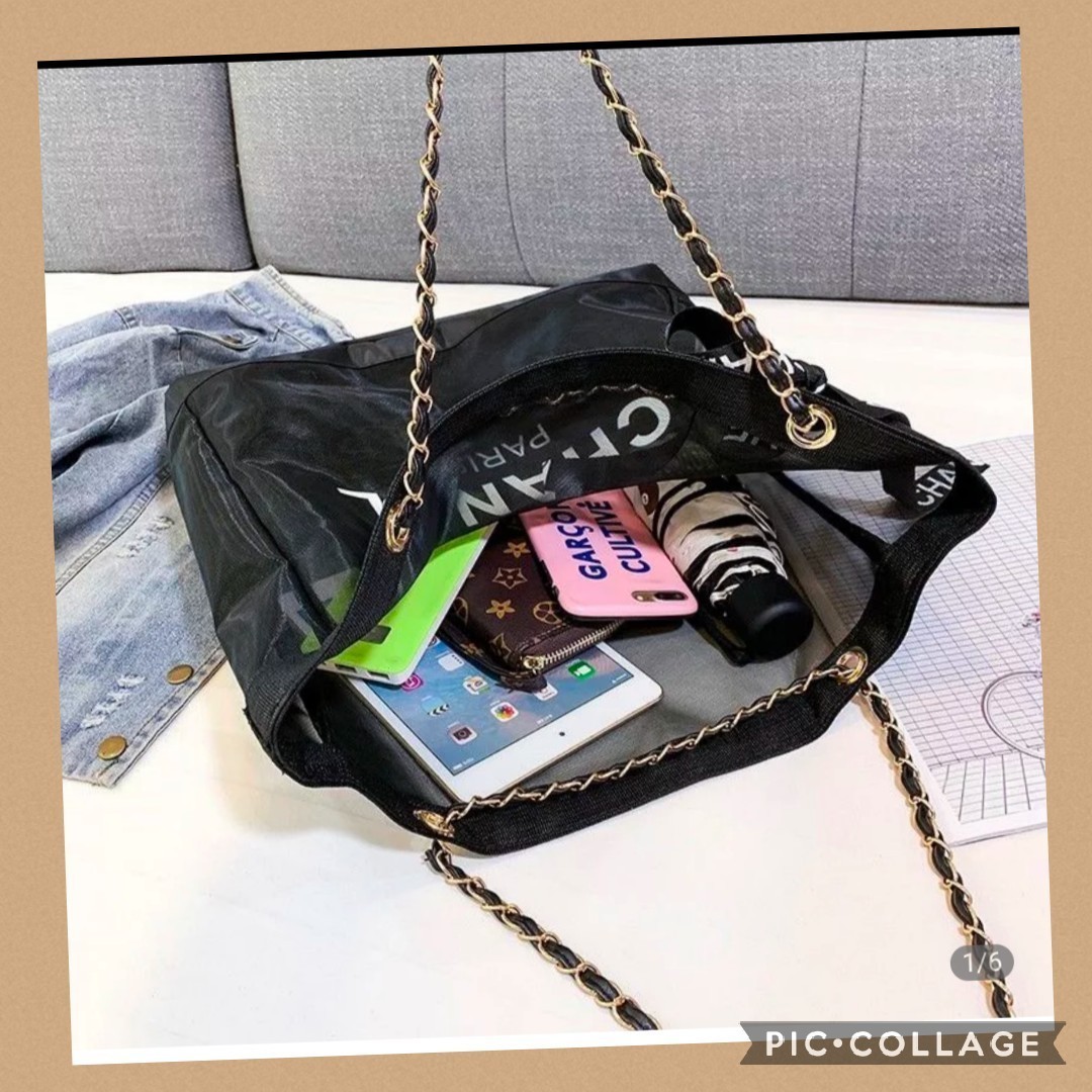 シャネル CHANELノベルティメッシュトートバッグ 新品｜Yahoo!フリマ