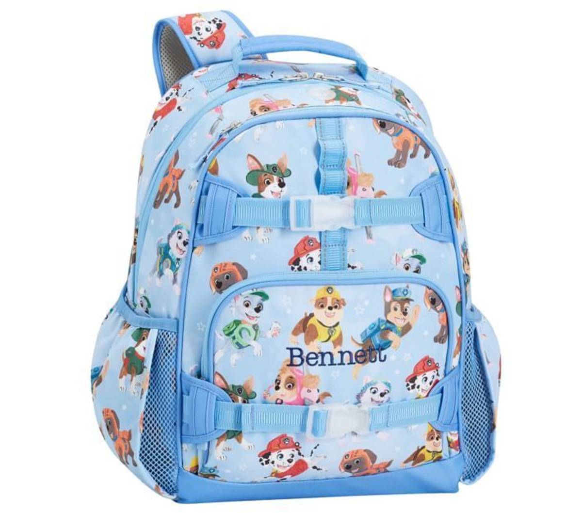 ポッタリーバーン パウパトロール リュック ブルー 水色 ミニ 1-4歳用