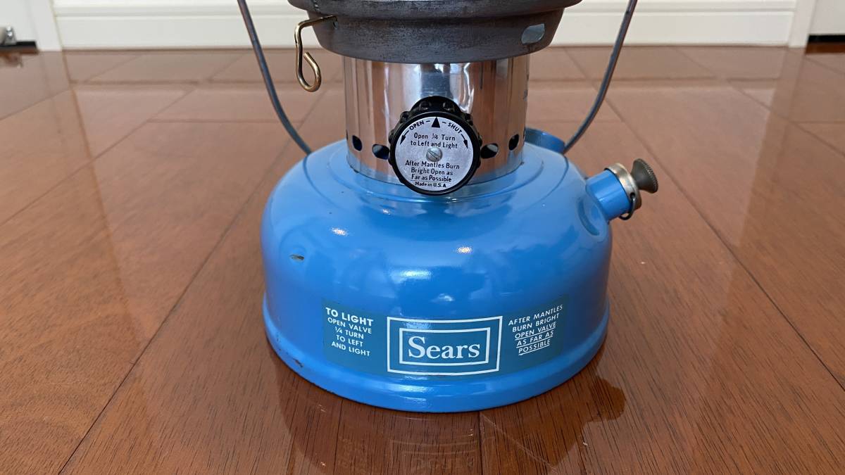 Yahoo!オークション - 稀少 SEARS ランタン 72217 ビッグハット ブルー