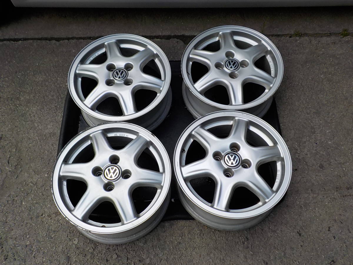 Yahoo!オークション - フォルクスワーゲン 純正 BBS 15-6J +45 PCD100
