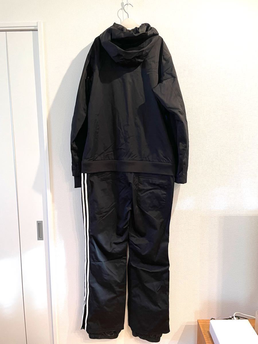 adidas original アディダス スノーボードウェア 黒 つなぎ 3回ほど