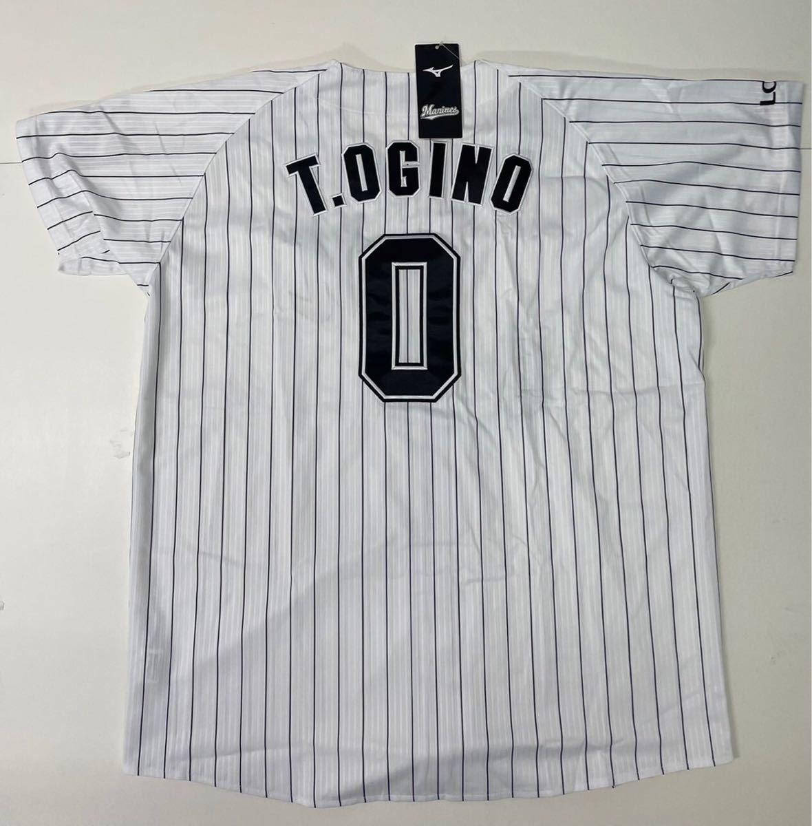 荻野貴司 ホームレプリカユニフォーム 千葉ロッテマリーンズ O（LL