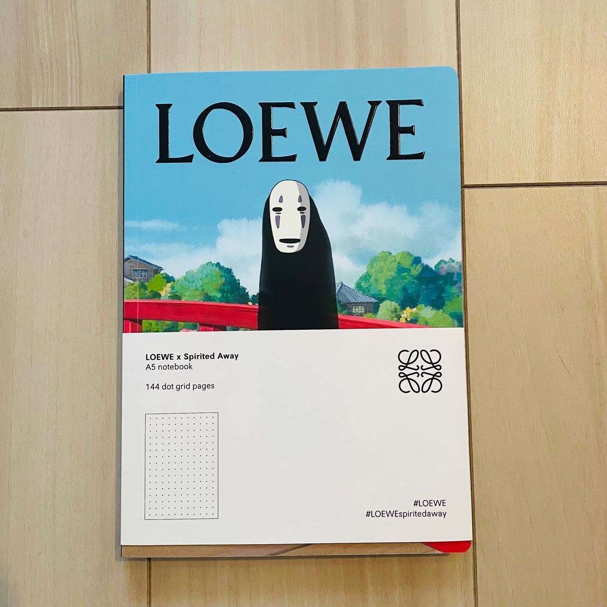 ロエベ loewe 紙袋 ノート 千と千尋 カオナシ ジブリ｜Yahoo!フリマ