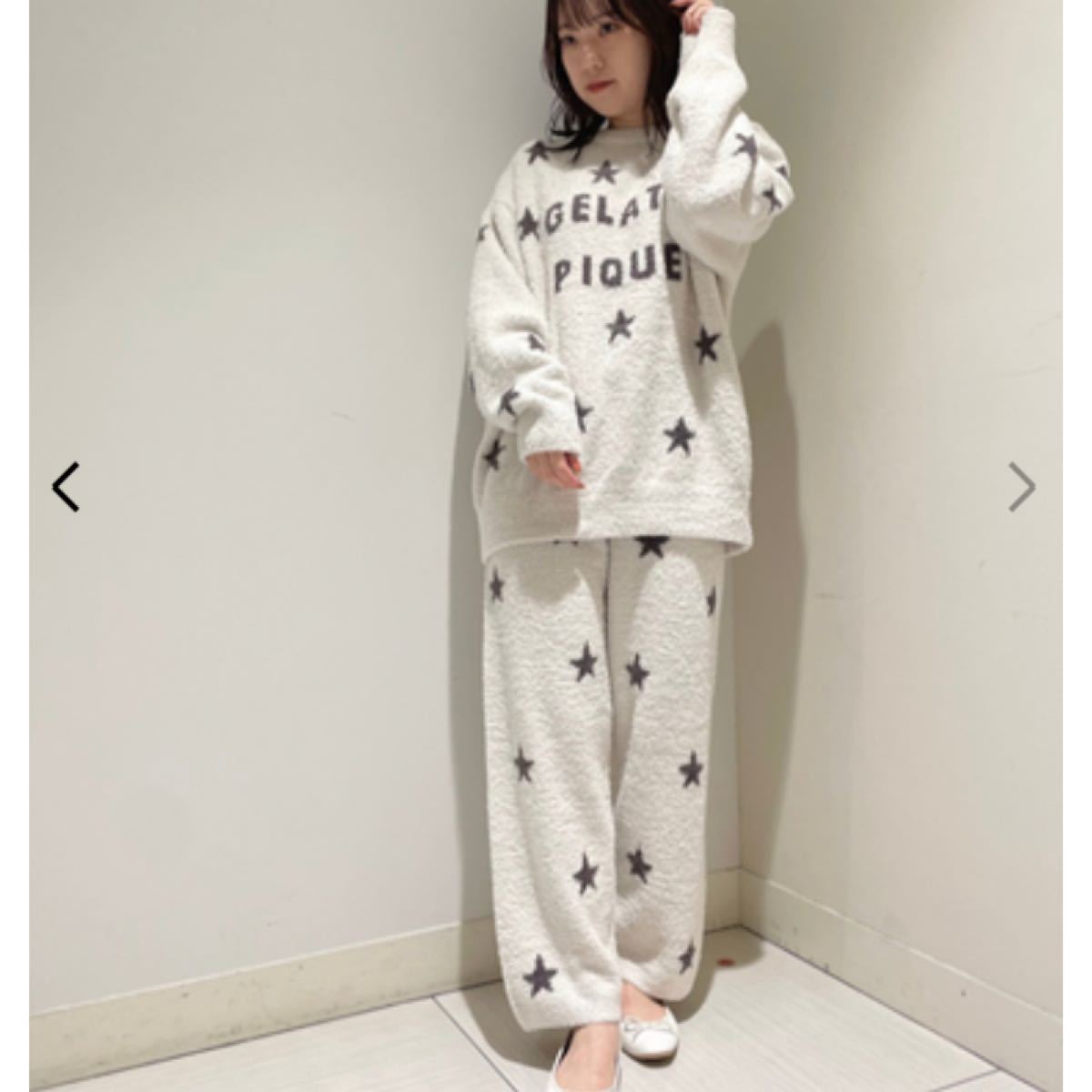 ジェラートピケ スタージャガードプルオーバーとロングパンツ｜Yahoo