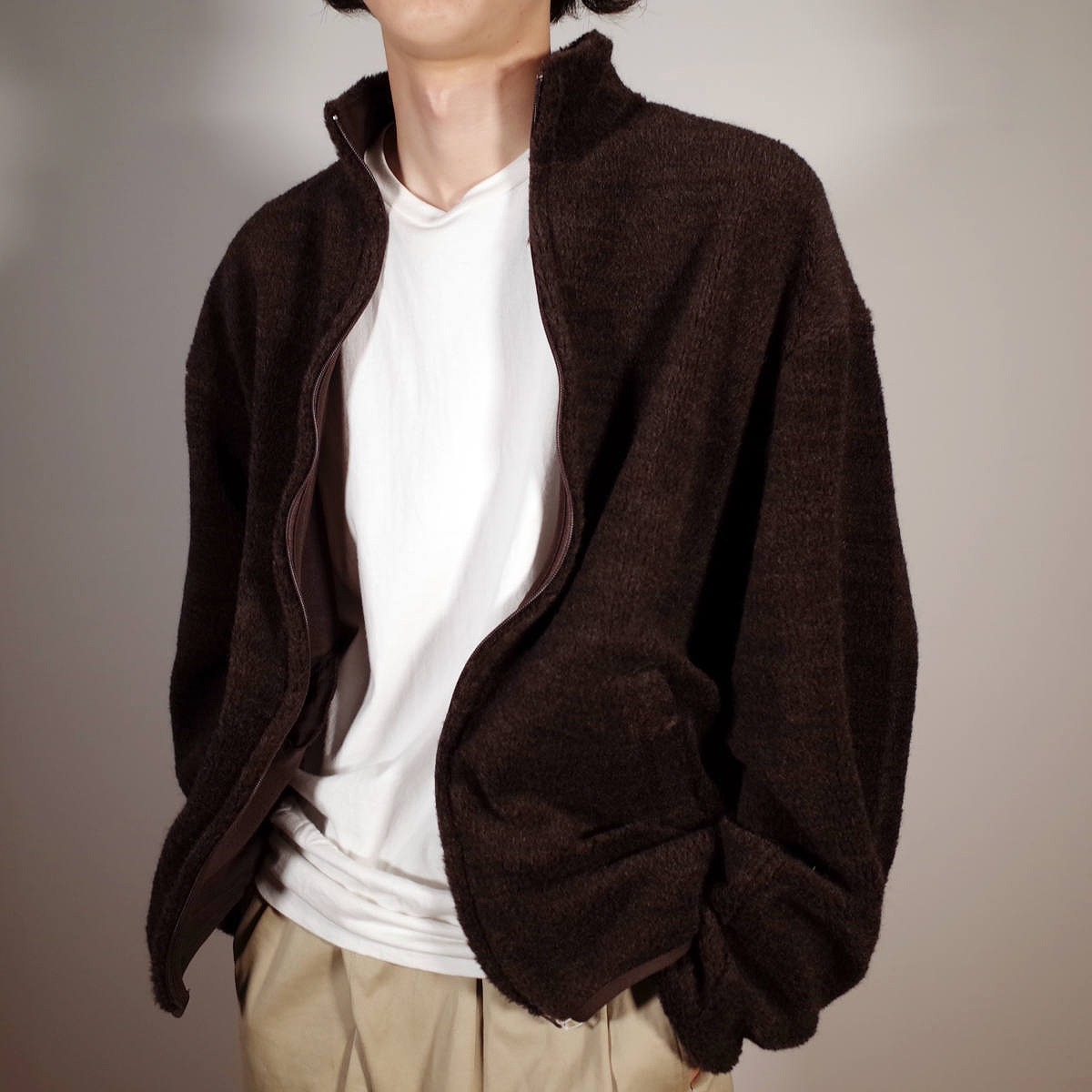 Yahoo!オークション - 送料無料 新品 blurhms Wool Boa Zip Jacket 2