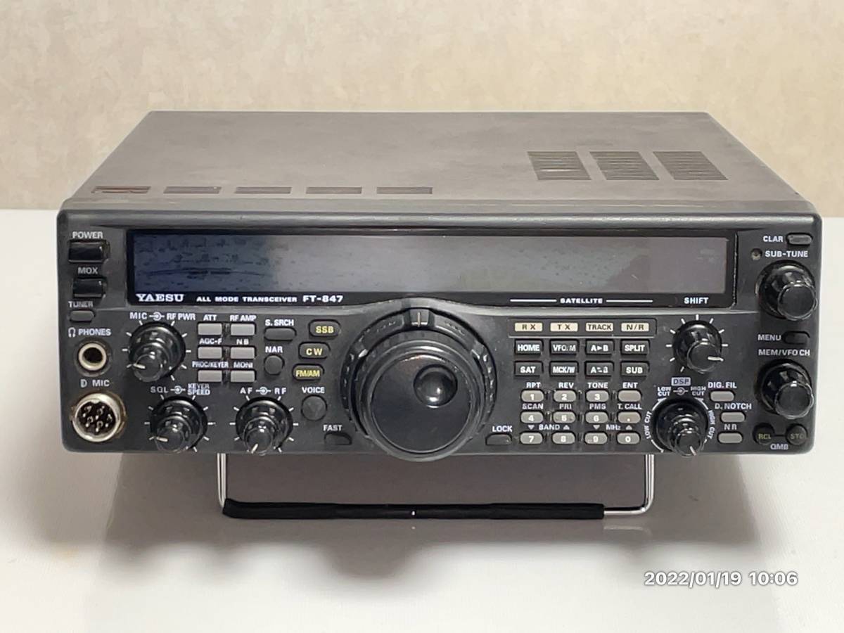 Yahoo!オークション - YAESU FT-847(1.9Mhz～430Mhz)無線機故障品(本体