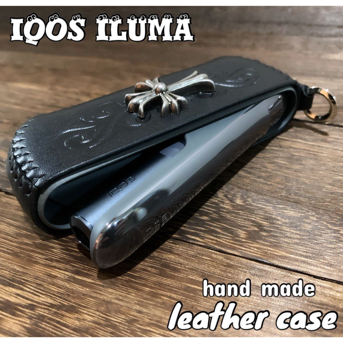 Yahoo!オークション - クロムハーツ 風 iQOS ILUMA レザーケース スリ