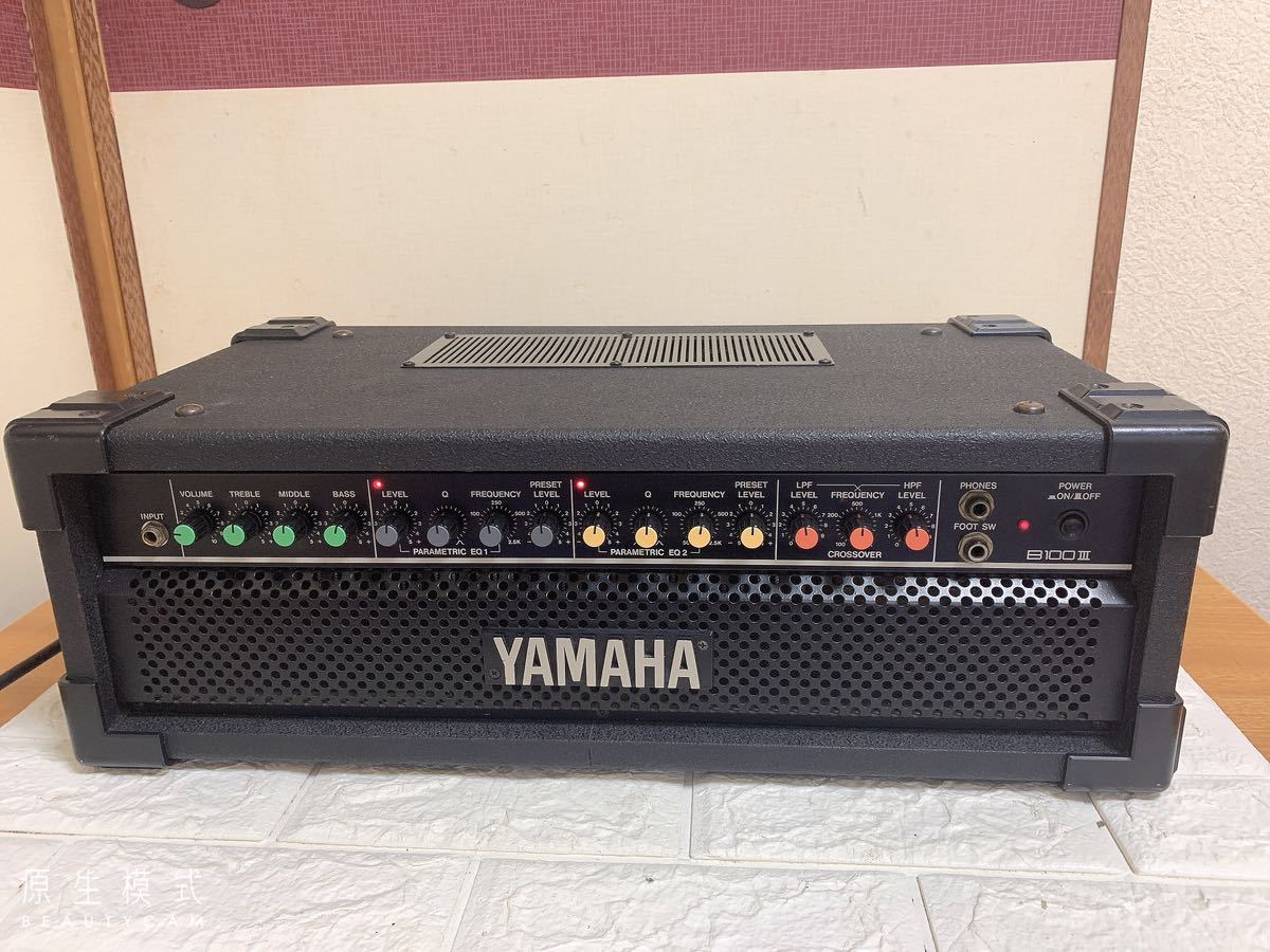 Yahoo!オークション - YAMAHA B100III 動作品 ヤマハ ベースアンプ ヘ