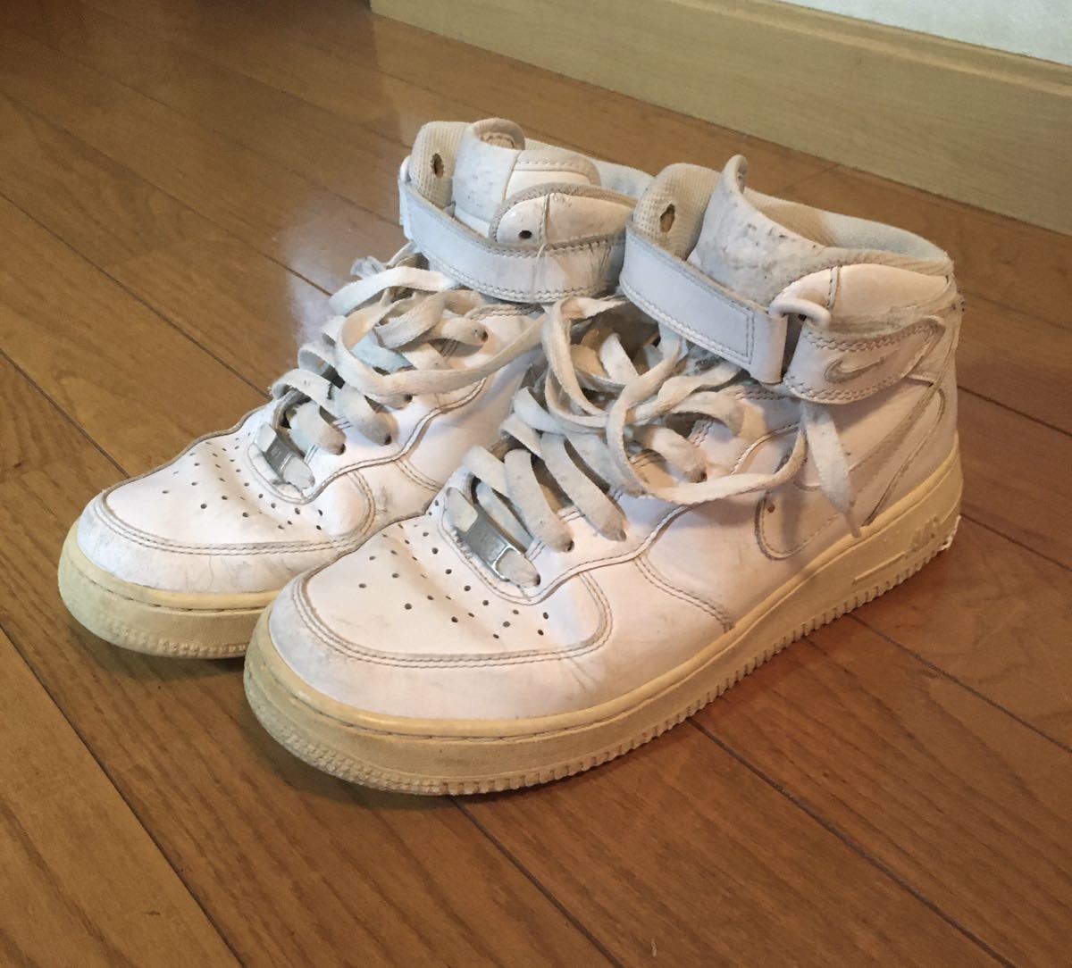 Yahoo!オークション - NIKE ナイキAIR FORCE 1 エアフォース1 白 WHITE