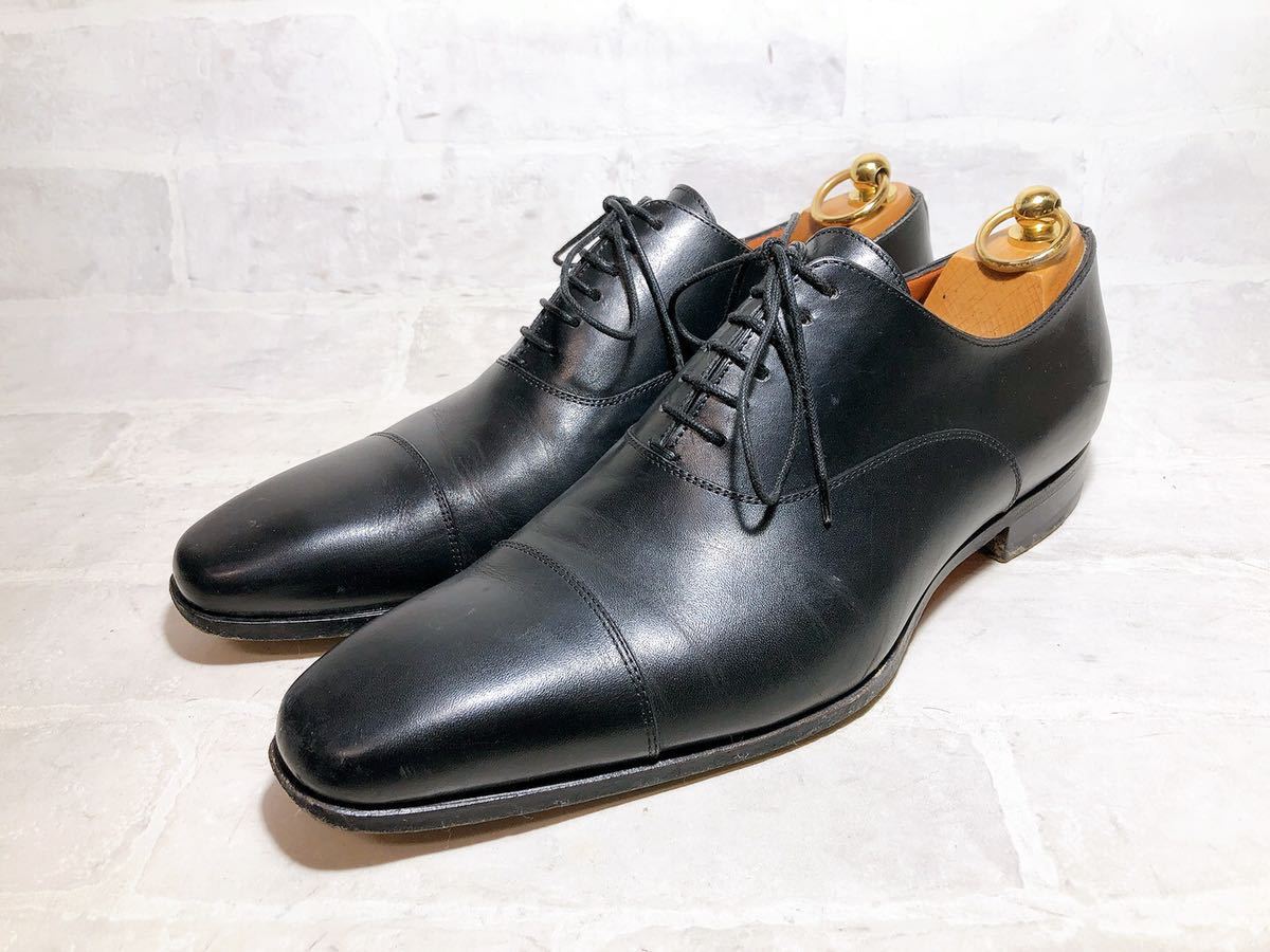 イタリア製【美品】Santoni サントーニ 高級 ストレートチップ