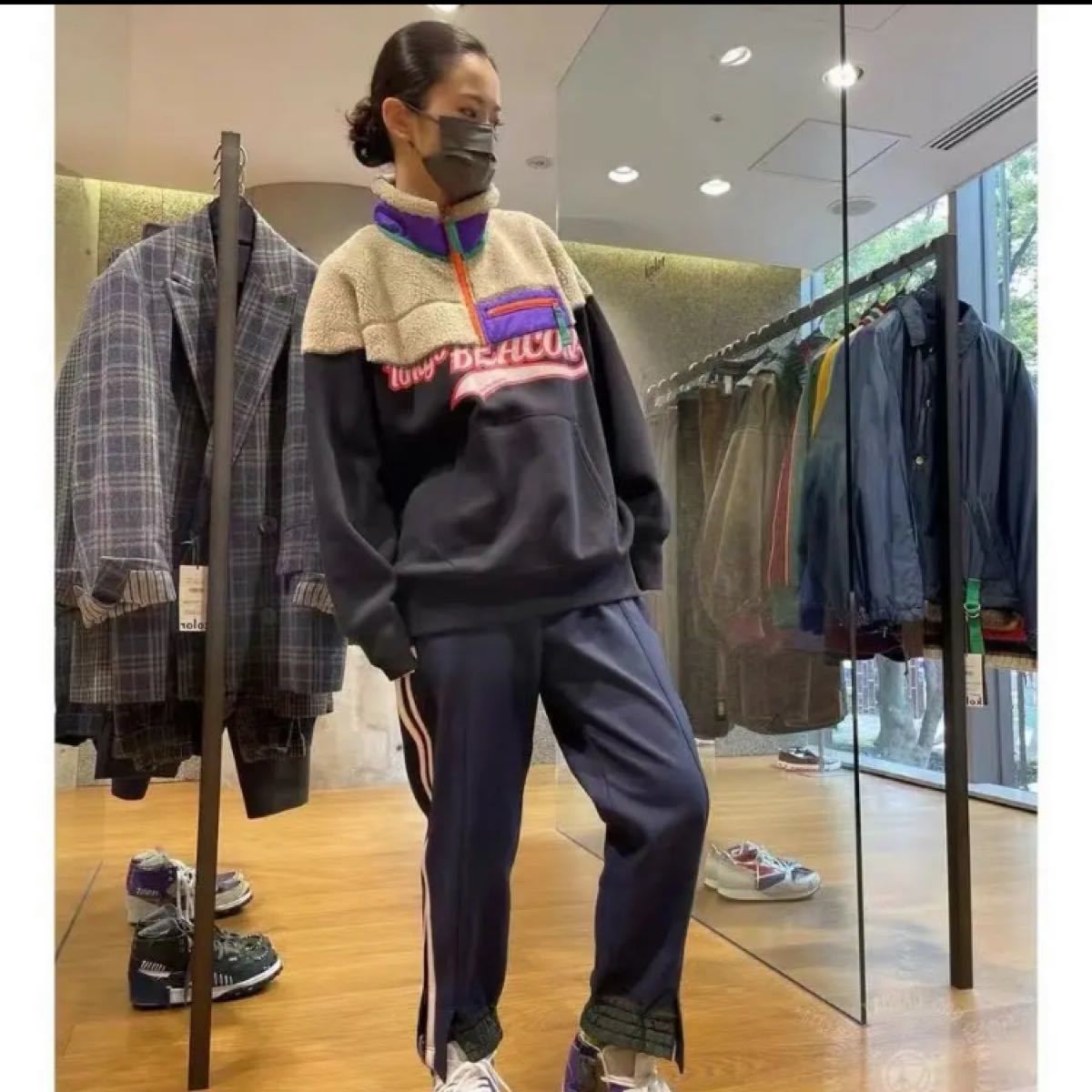 kolor beacon 21AW ボアフリースドッキングスウェット｜Yahoo!フリマ