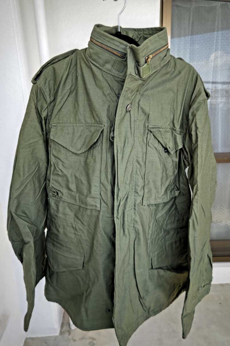 米軍実物 M65フィールドジャケット 3rd ブラスジッパー 76年 デッド