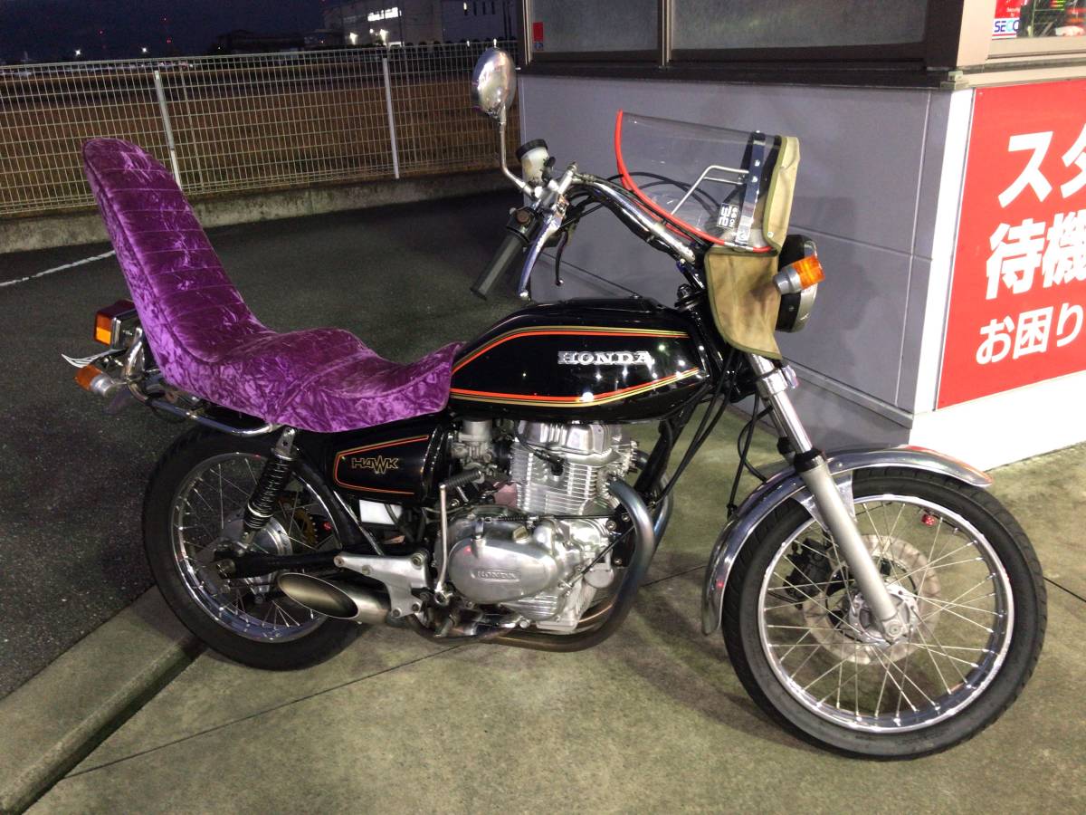 Yahoo!オークション - CB250T CB400T 三段 シート チンチラ K-STYLE ケ