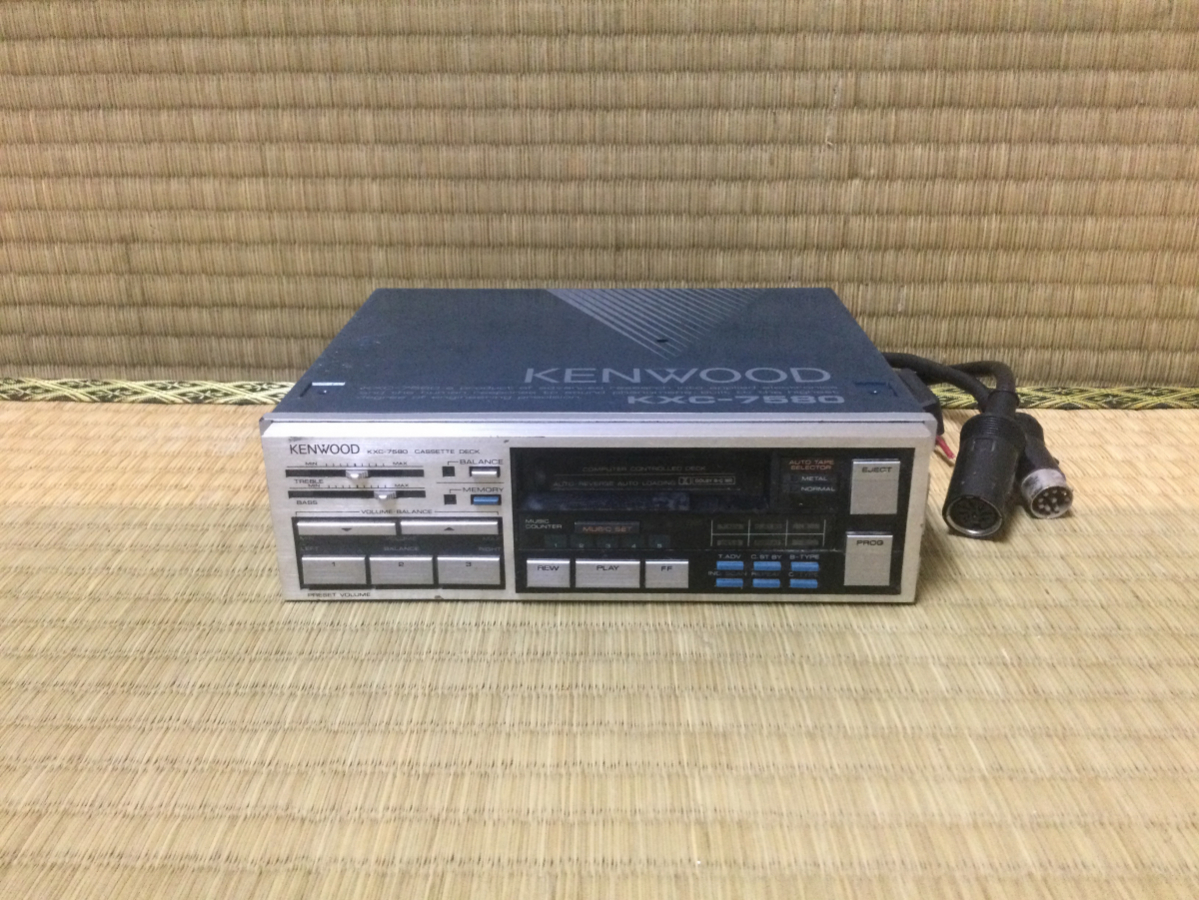 Yahoo!オークション - 当時物 KENWOOD ケンウッド KXC-7580 カセット
