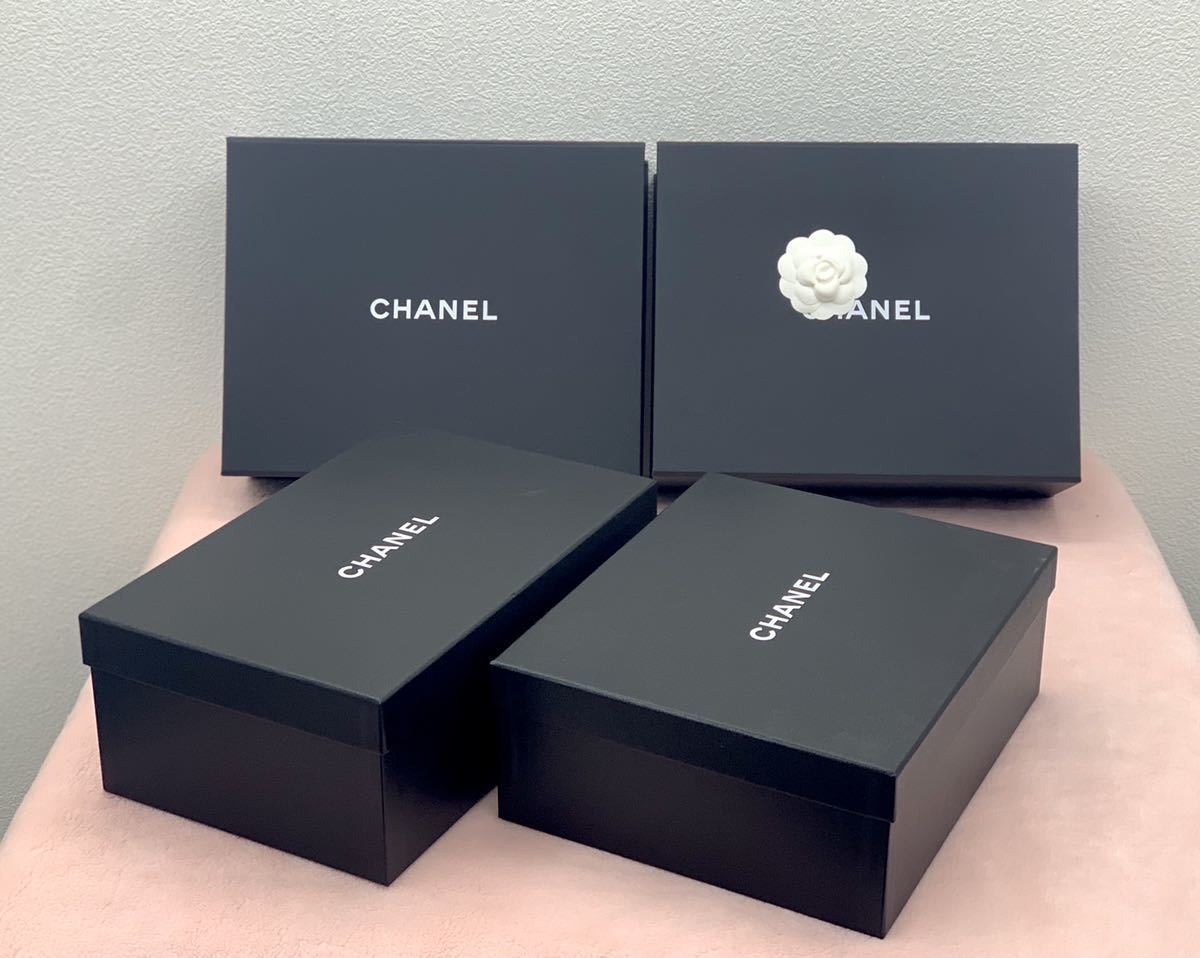 Yahoo!オークション - 本物 CHANEL シャネル 空箱 化粧箱 4個 ブランド