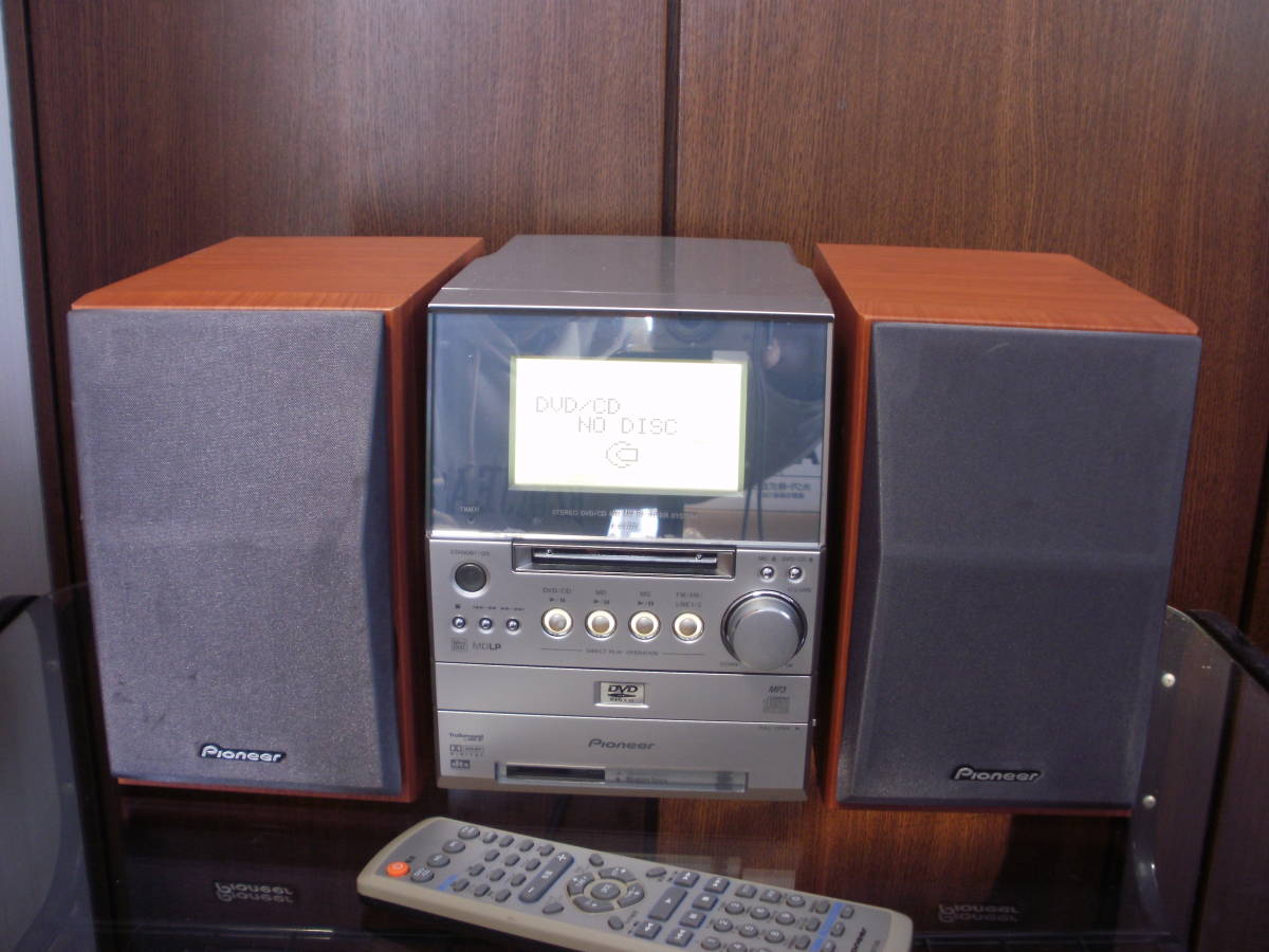 Yahoo!オークション - PIONEER DVD/CD/MD/FM ミニコンポ XV-SV7DV （ス