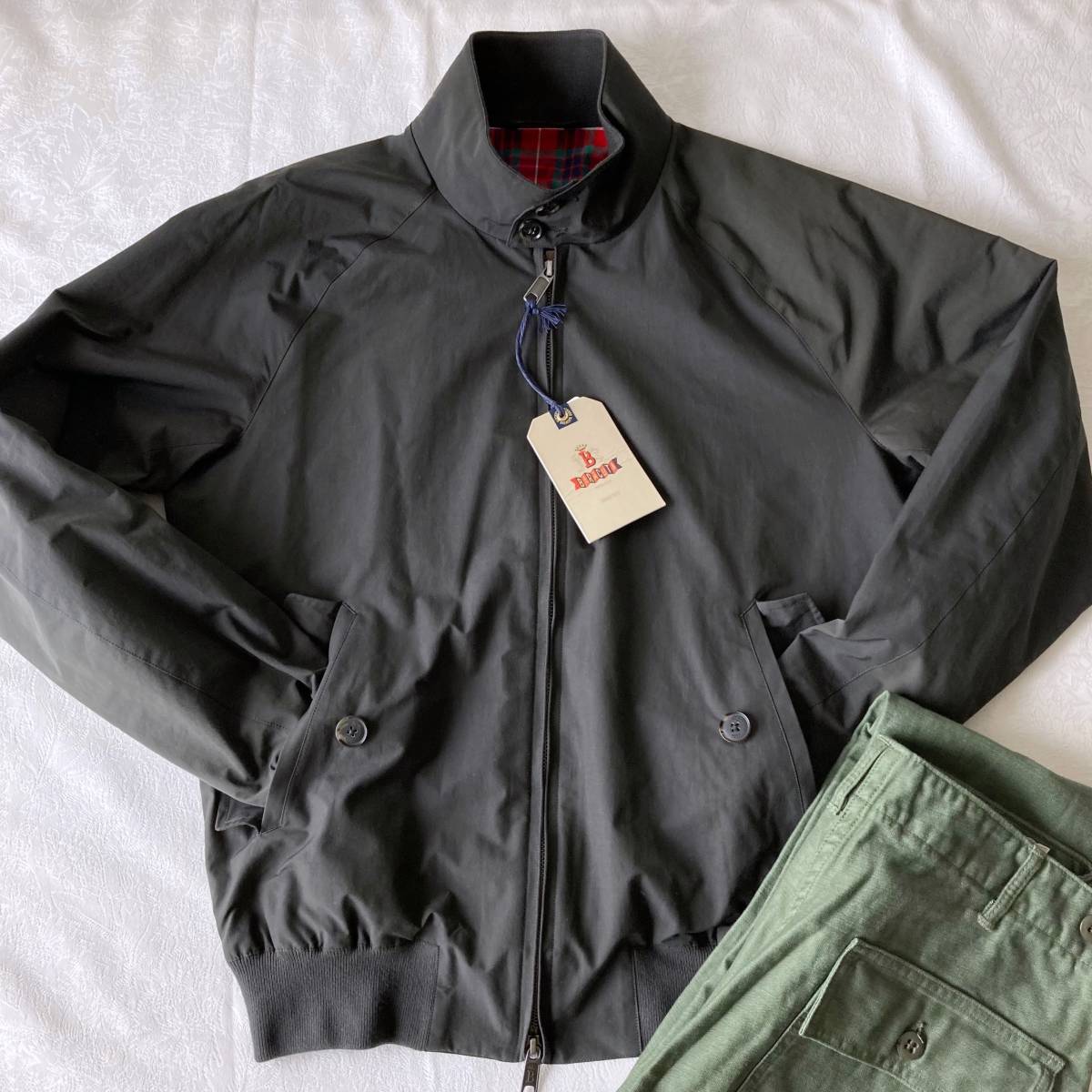 新品 英国製 BARACUTA G9 ORIGINAL 38 FADED BLACK COOL MAX