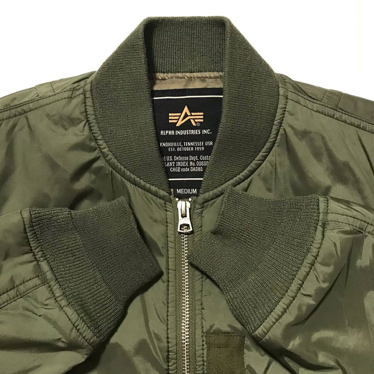 米国ライセンス 薄手 M MEDIUM メンズ ALPHA INDUSTRIES アルファ