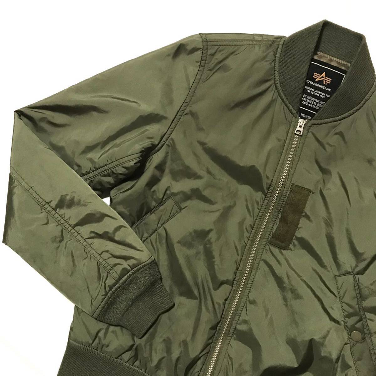 米国ライセンス 薄手 M MEDIUM メンズ ALPHA INDUSTRIES アルファ