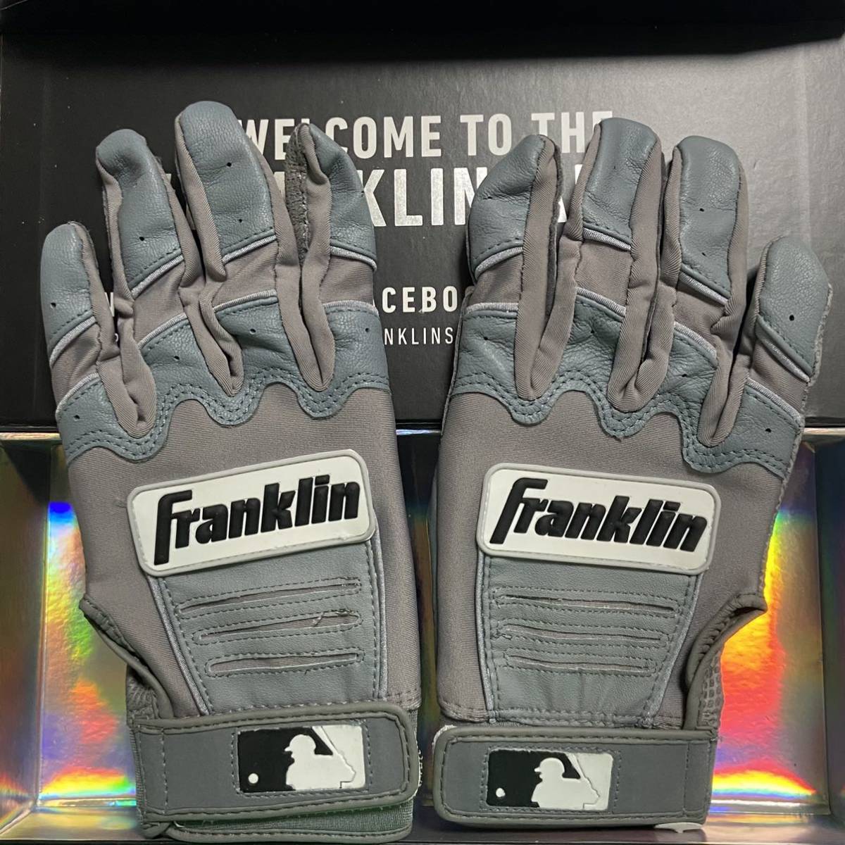 新品)Franklin CFX PROバッティンググローブ Sサイズ グレー