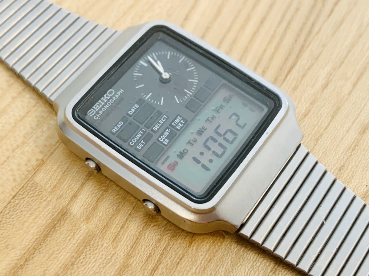 Yahoo!オークション - 稼働品 SEIKO セイコー デジタル H127-5000 ツイ