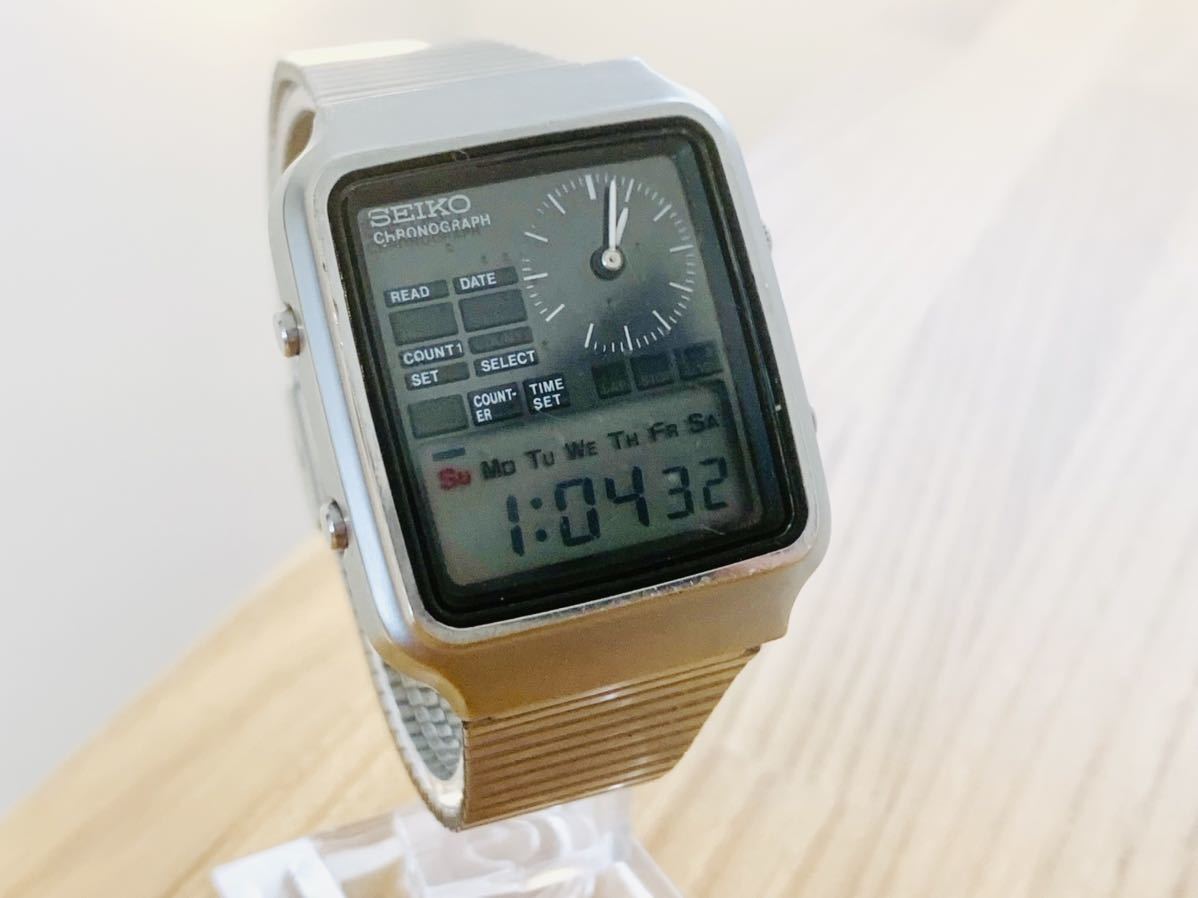Yahoo!オークション - 稼働品 SEIKO セイコー デジタル H127-5000 ツイ