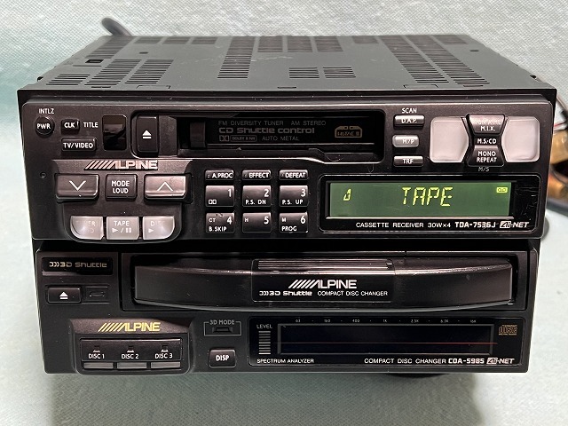 Yahoo!オークション - アルパイン ALPINE カセットデッキ TDA-7536J イ