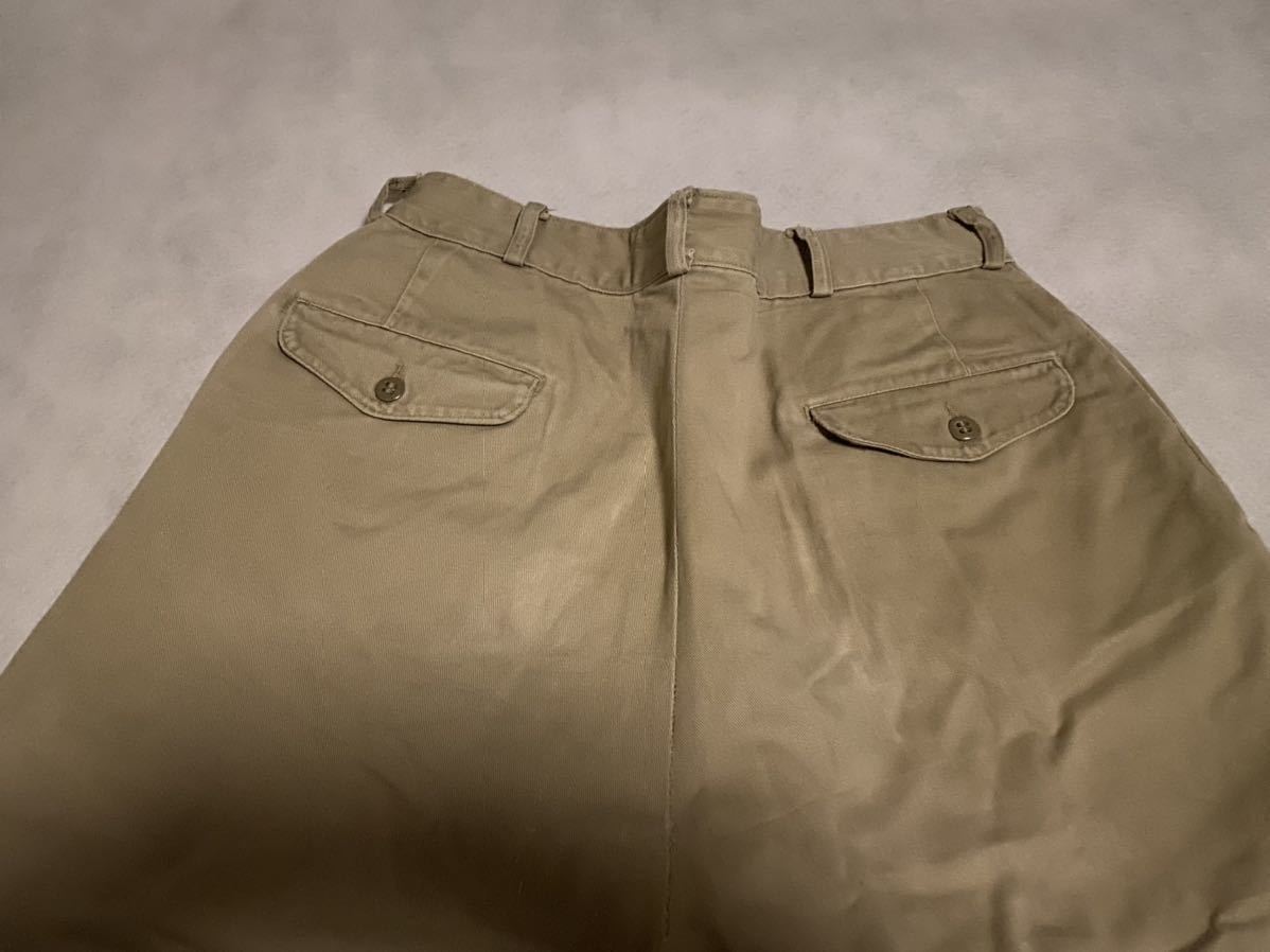 Yahoo!オークション - 超希少 ボタンフライ 50s USMC チノトラウザー