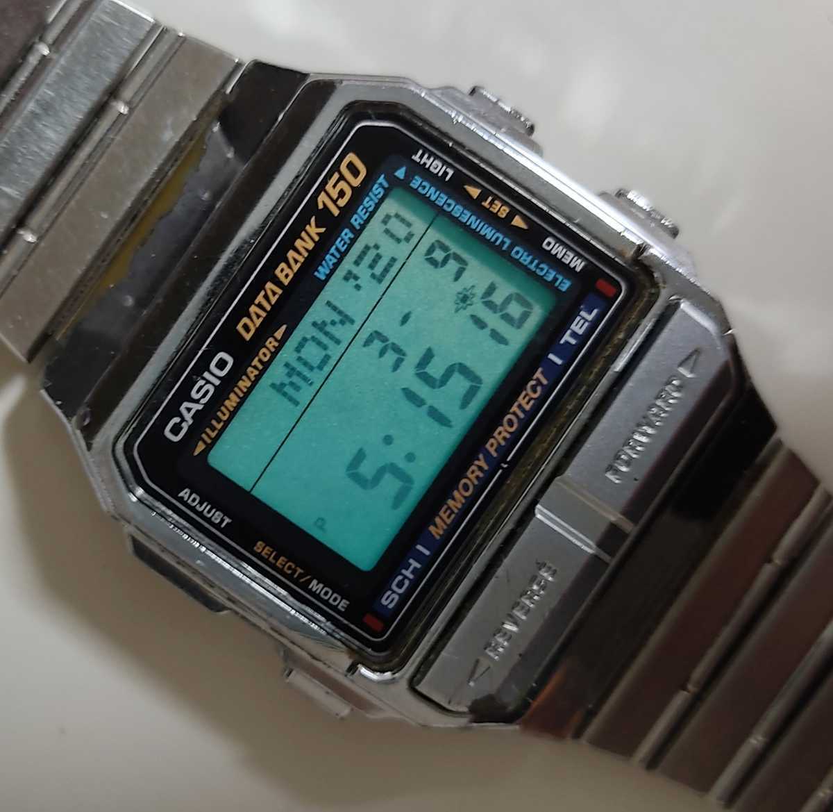 Yahoo!オークション - CASIO DATABANK DB-1500 TELEMEMO STANDARD 稼働