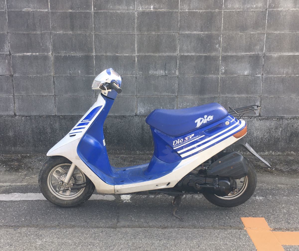 Yahoo!オークション - HONDA Dio ホンダ ディオ 青テラ AF18 現状渡し