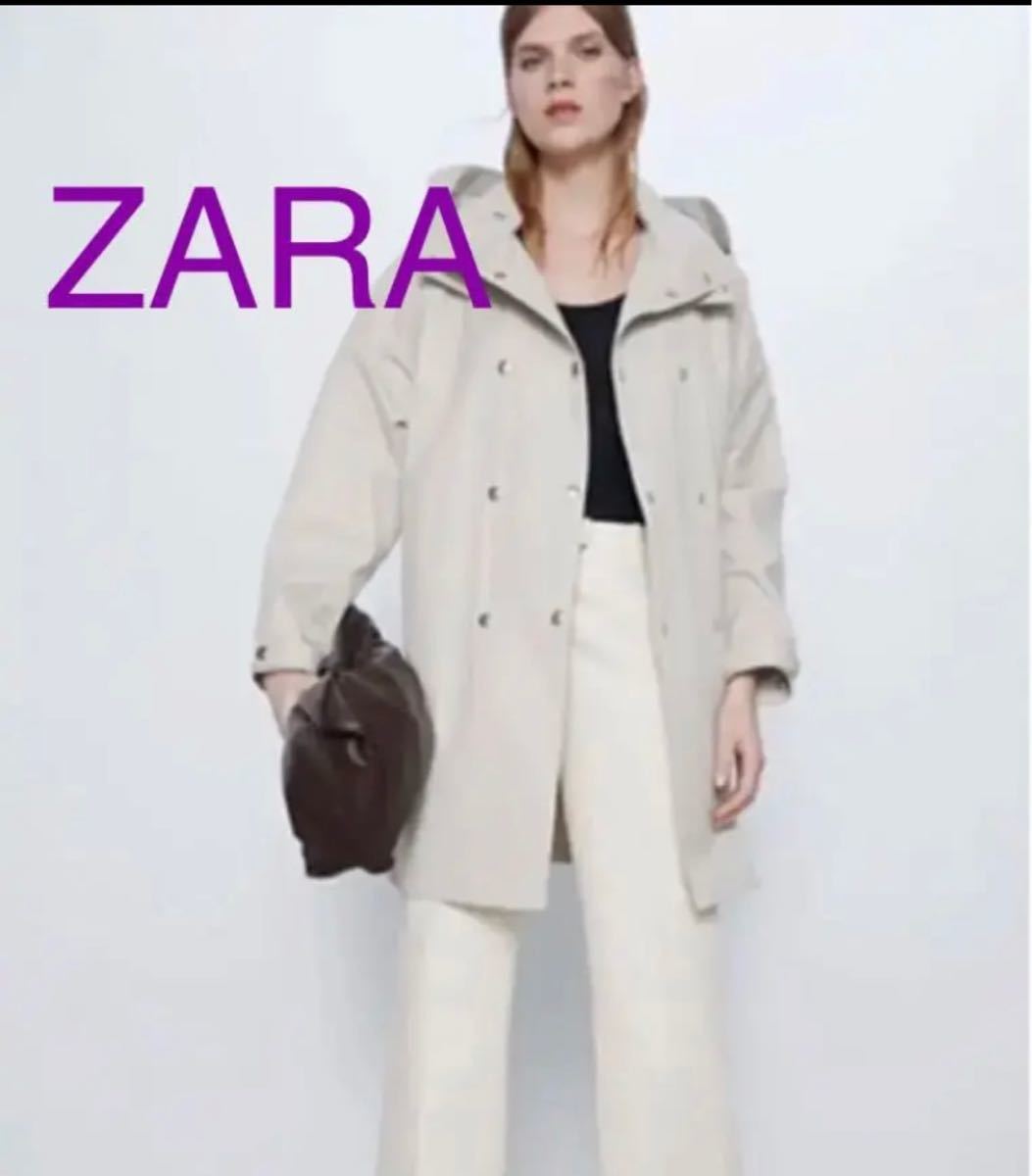ZARA撥水加工フード付きコート(S)｜Yahoo!フリマ（旧PayPayフリマ）