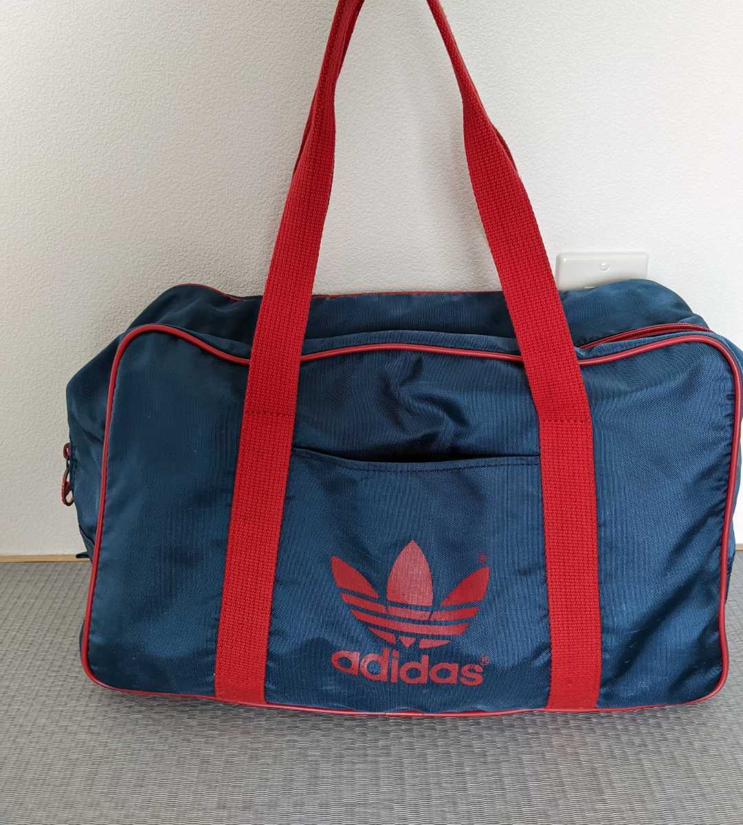 デサント社 adidas ボストンバッグ 日本製 ビンテージ vintage 鞄