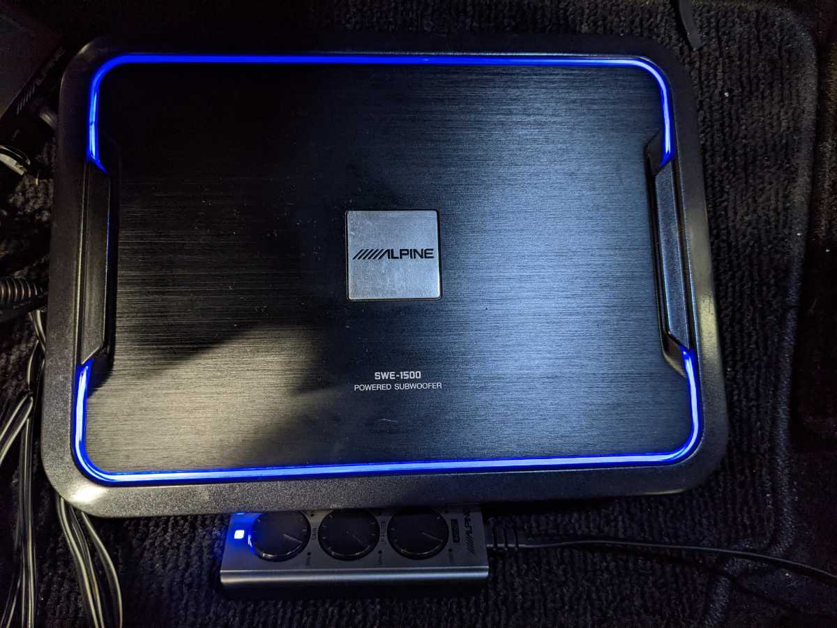 Yahoo!オークション - アルパイン ALPINE SWE-1500 サブウーファー ウ