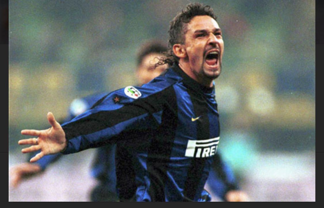 ロベルトバッジョ#10 インテル 98-99ユニフォーム Home 元 イタリア