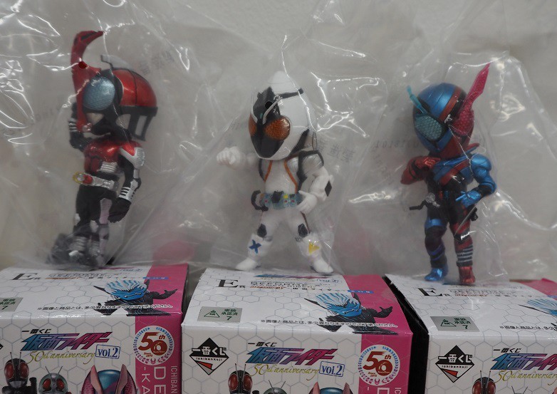 未使用／3種セット】 一番くじ 仮面ライダー DEFORME-X デフォルメクス
