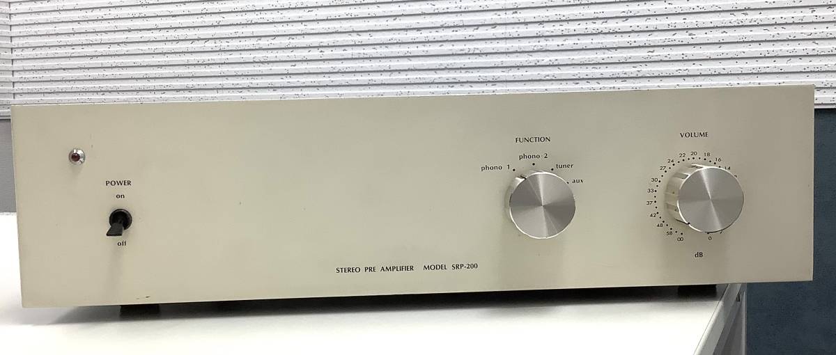 Yahoo!オークション - 人気の真空管式プリアンプ 三栄無線 SRP-200