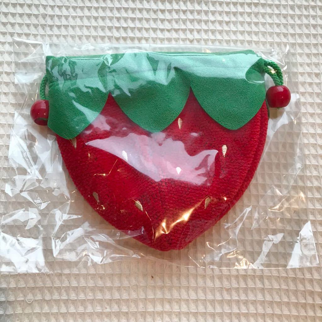 フェイラー 新品 ストロベリードット イチゴ型巾着 レッド｜Yahoo