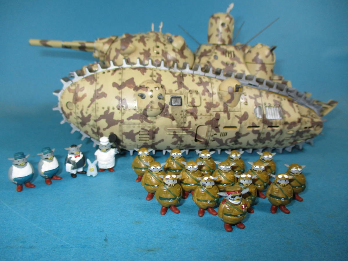 Yahoo!オークション - 1/72 完成品 多砲塔戦車 悪役1号 隊員集合セット