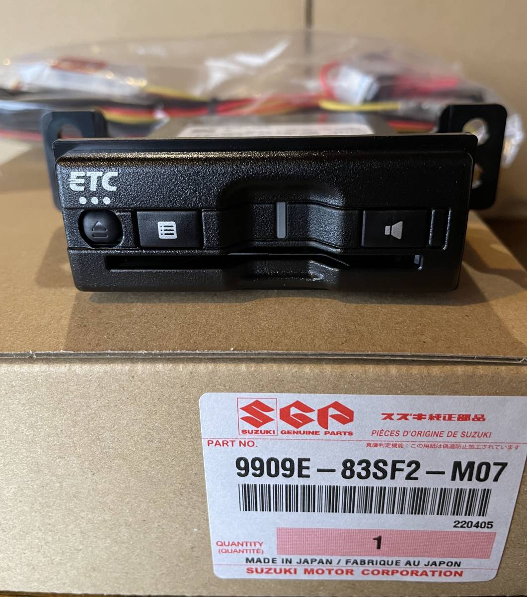 スズキ純正部品 ETC車載器 新品未使用 送料込 9909E-83SF2-M07｜Yahoo