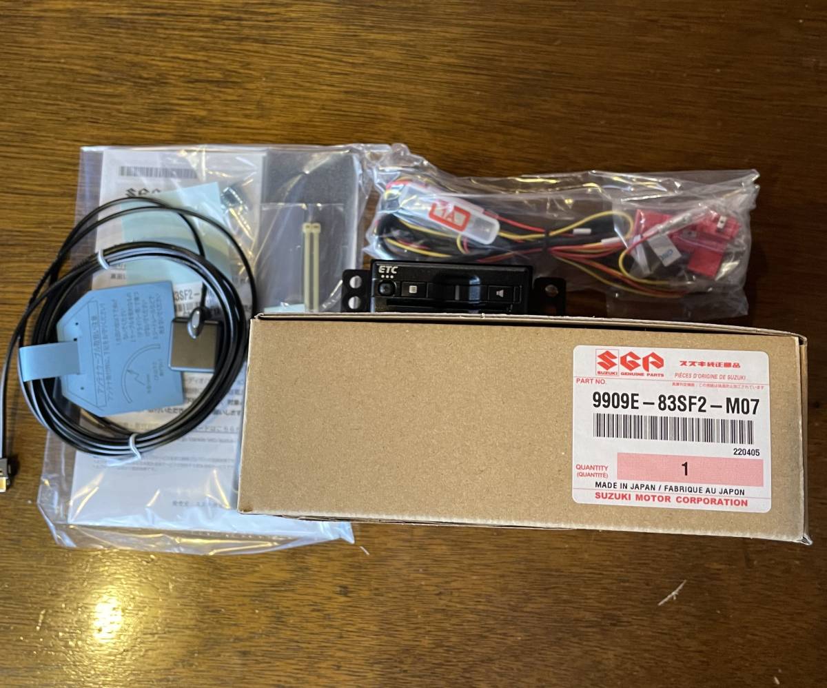 スズキ純正部品 ETC車載器 新品未使用 送料込 9909E-83SF2-M07｜Yahoo