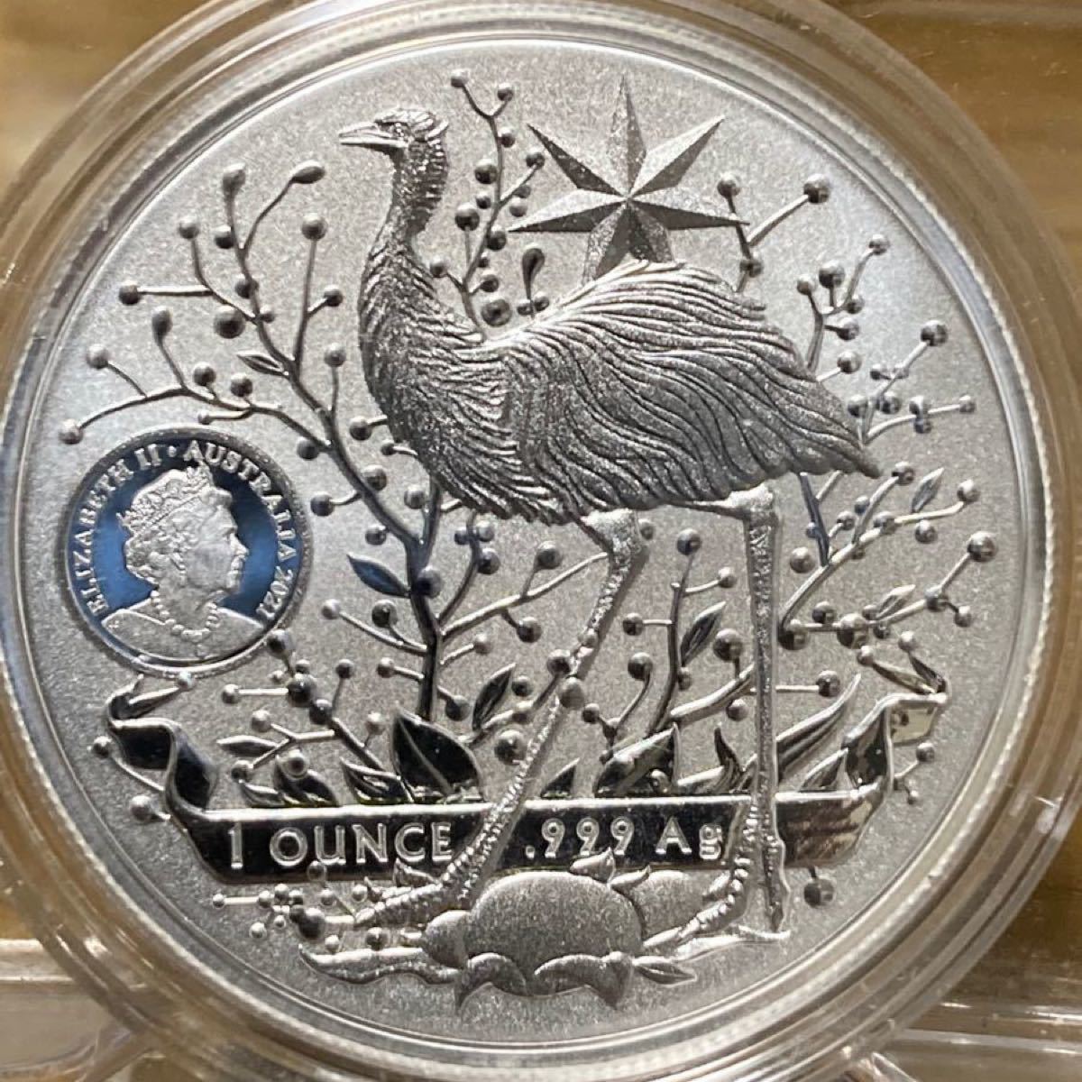 新品未使用)オーストラリア国章銀貨1オンス1枚2021年発行純銀｜Yahoo