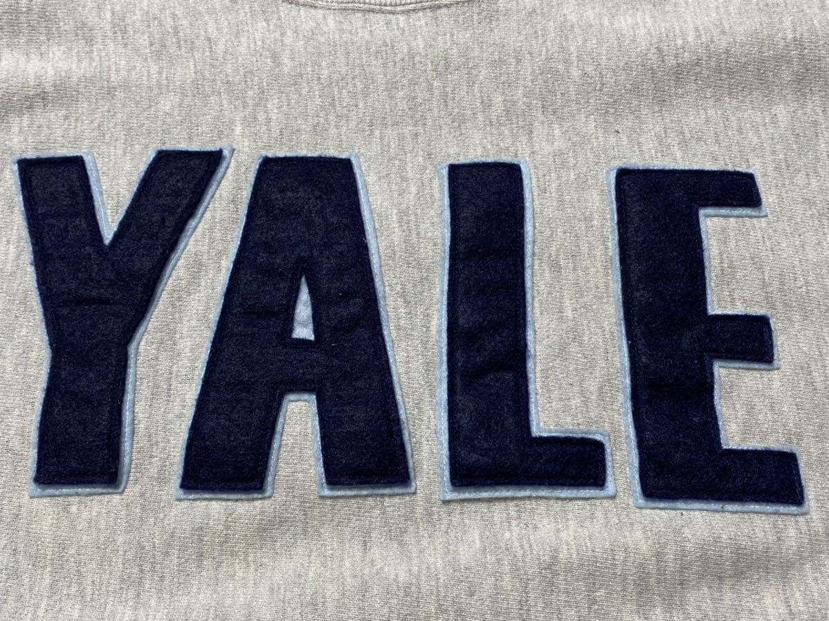 90's Champion リバースウィーブ YALE フェルトパッチ スウェット