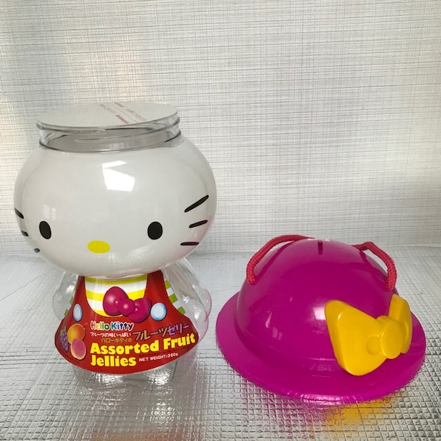Yahoo!オークション - ハローキティ フルーツゼリー貯金箱【ゼリーは付