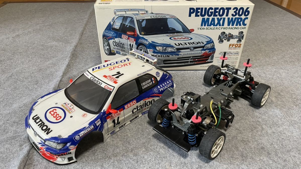 Yahoo!オークション - [TAMIYA] タミヤ・プジョー306 マキシWRC・完成