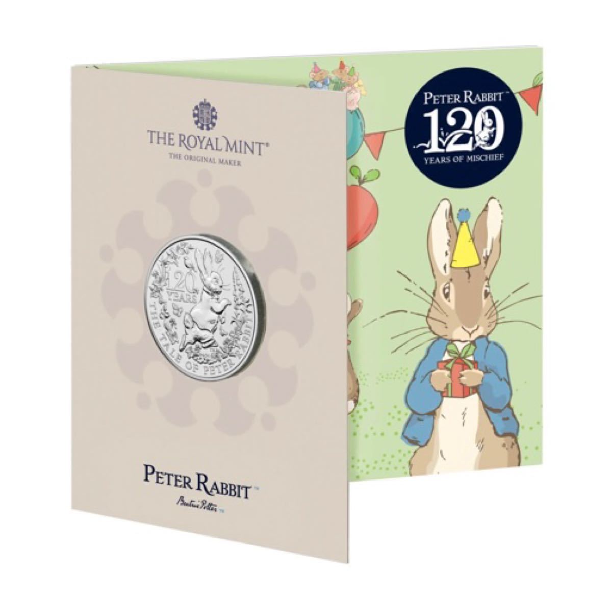 新品未開封】2022年 ピーターラビット120周年記念コイン 白銅貨