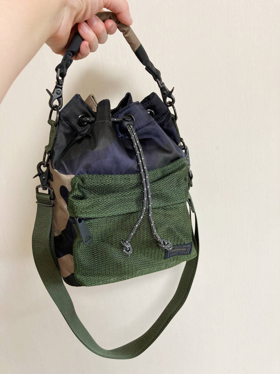 美品】送料無料 PORTER ポーター BALLOONSAC MESH バルーンサック