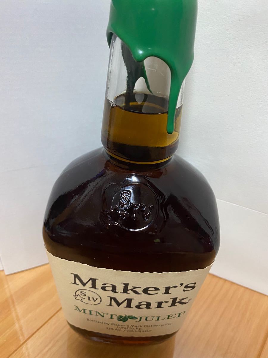 終売品 メーカーズマーク ミントジュレップ 緑 メーカーズマーク 古酒
