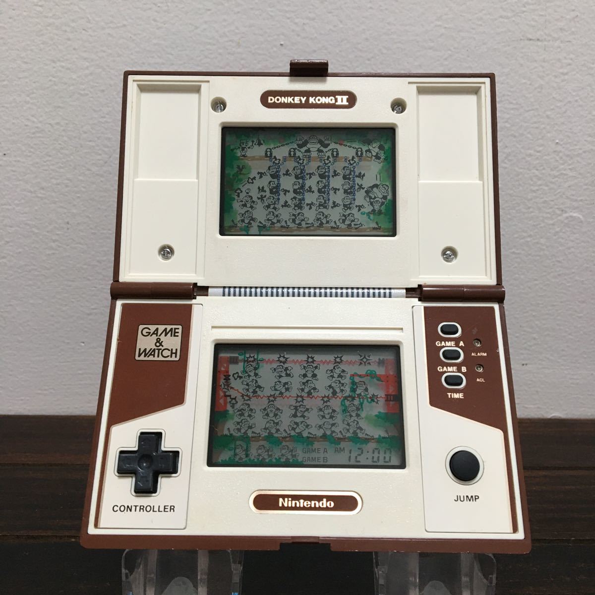 Yahoo!オークション - ゲームウォッチ ドンキーコング2 超美品 液漏れ