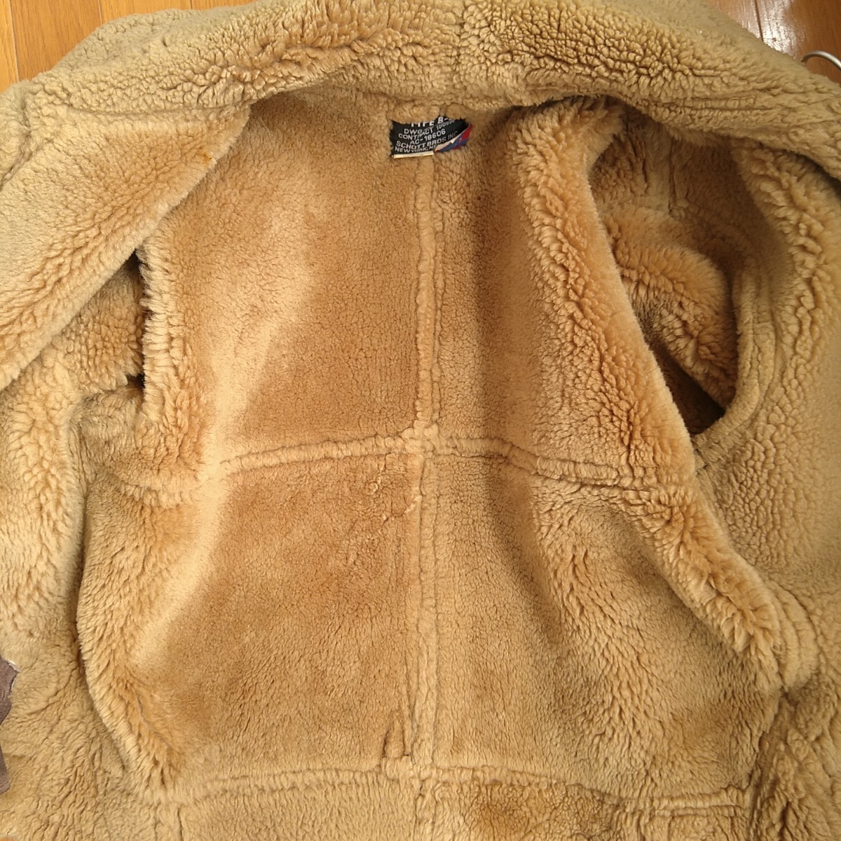 Schott ショット オンライン B-3 ムートン フライトジャケット レザー